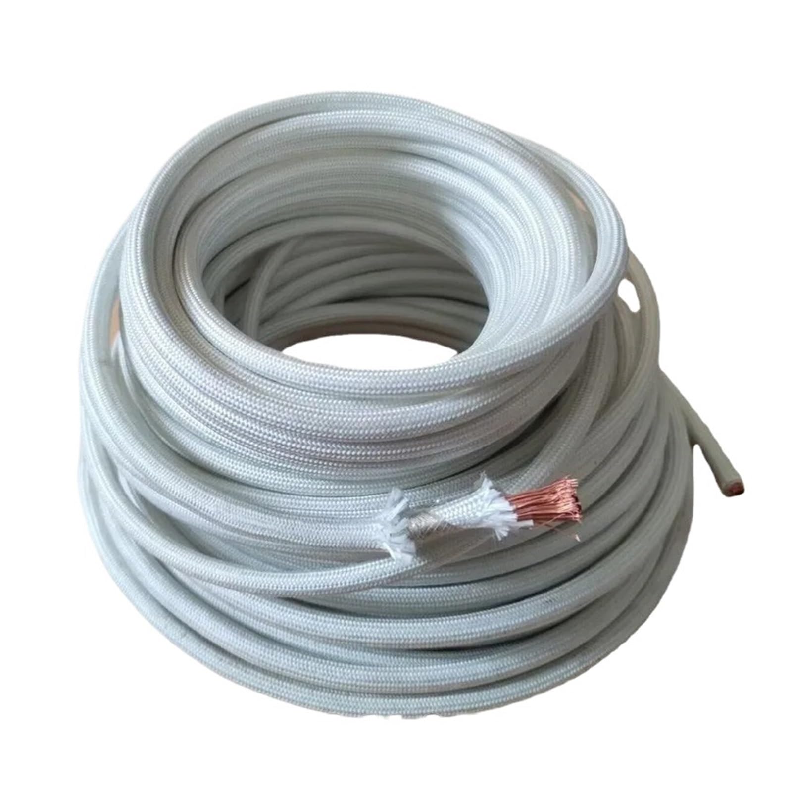Cable de alta temperatura Cable trenzado de mica resistente a altas temperaturas, 100m, 500℃, cobre puro de un solo núcleo, 20/18/17/15/13/11/9AWG, 16-70mm (Size : 100 meter, Color : 6 AWG 16mm2)