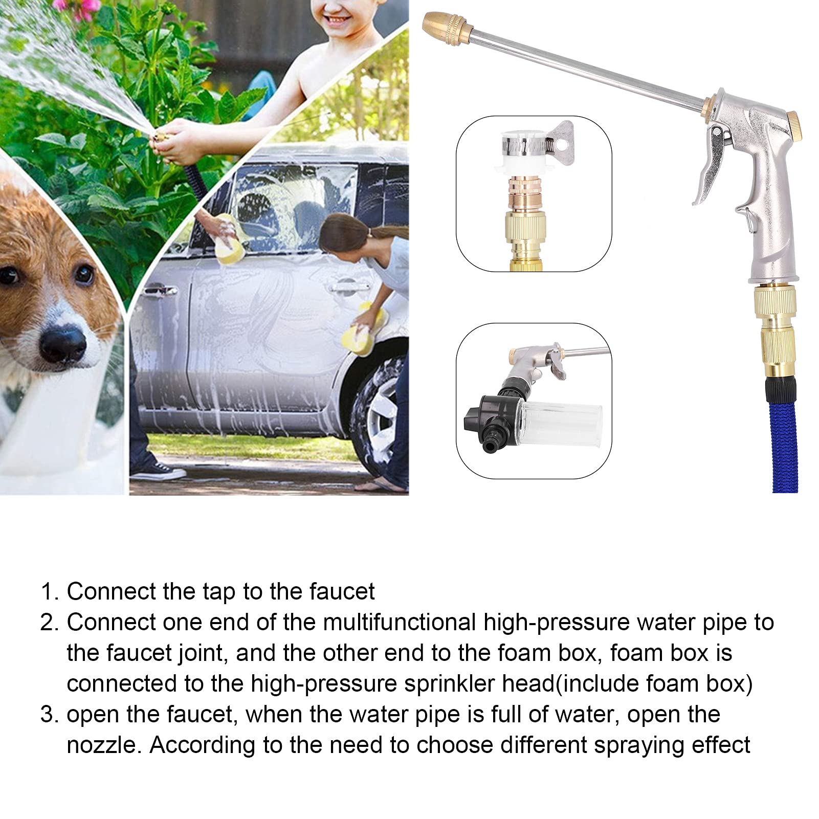 Idropulitrice Bacchetta Pulizia Radiatore Bacchetta Con Giunto Attacco Rapido Bacchetta Per Rondella Di Alimentazione - Foto 4