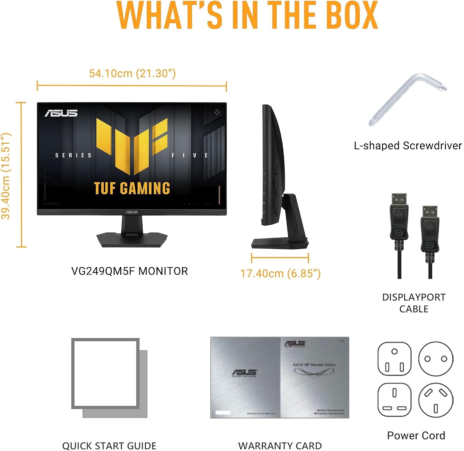 ASUS TUF Gaming VG249QM5F 23.8" 1080P 260Hz Fast IPS Monitor 9 71UHa1VWNwL. AC SL1500