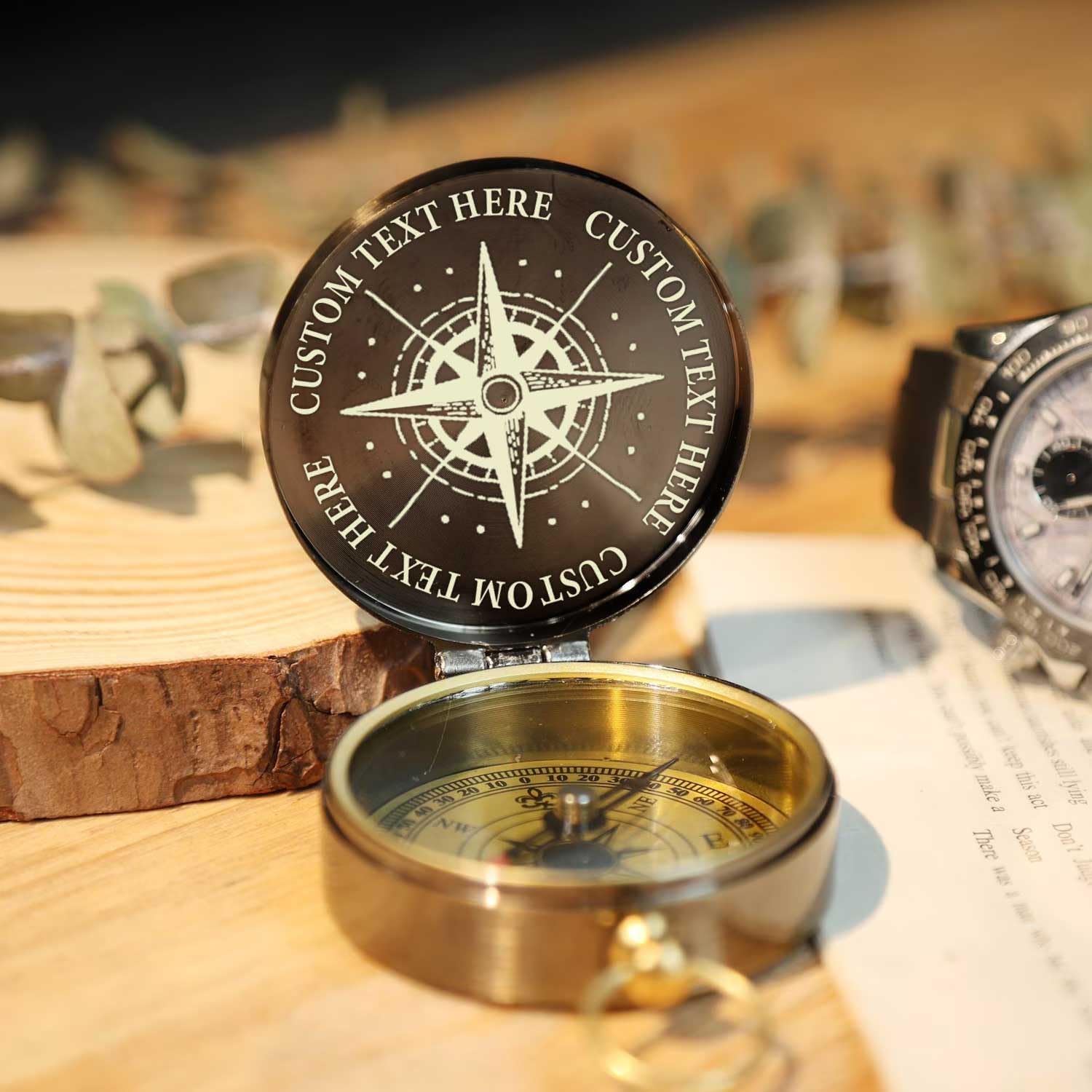 Personalized Baptism Gifts with Scripture for Boys, Engraved Baptism Compass for Confirmation, Custom Compass Baptismal Gifts for Teenage, Engraved Compass Confirmation Gifts