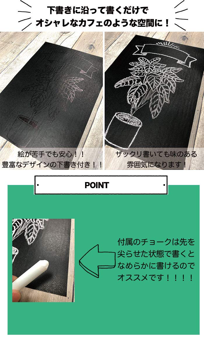 Amazon｜チョークボード A1サイズ ウェルカムボード ホームパーティー