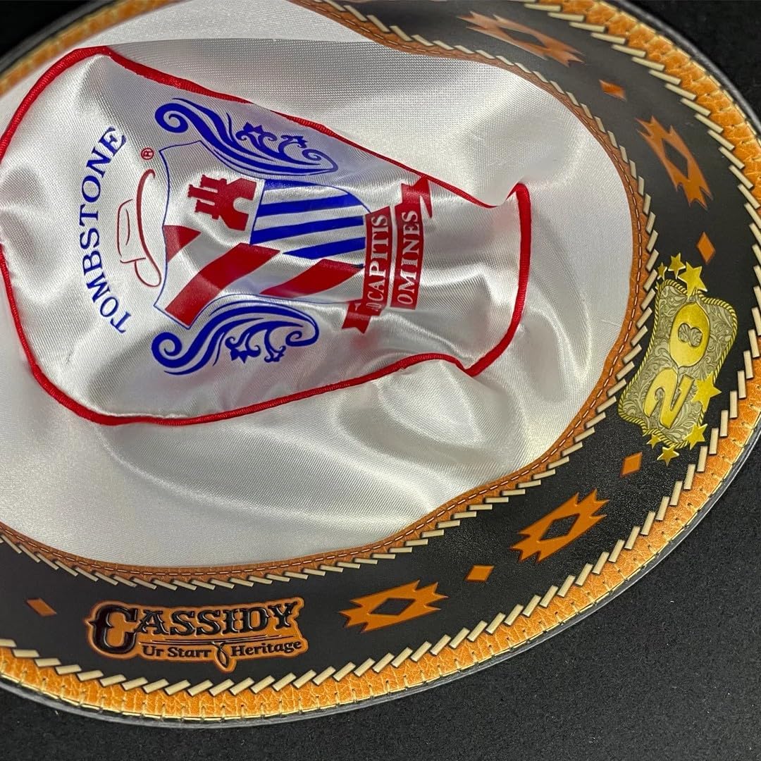 Original Tombstone 20X Western Cowboy Felt Hat - Cassidy Robavacas Style - Black - Image 7