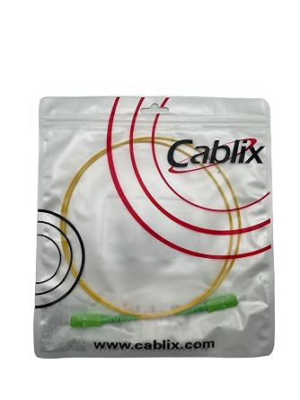 1.0M Simplex Fiber Optic Patch Cord, 09/125 SC/APC to SC/APC, 2.0mm, Low-Loss Cable for Efficient Data Transfer and Reliable Performance