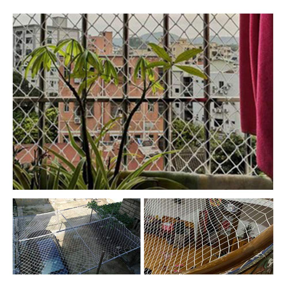 Filet de sécurité antichute pour animaux et enfants pour escalier et mur