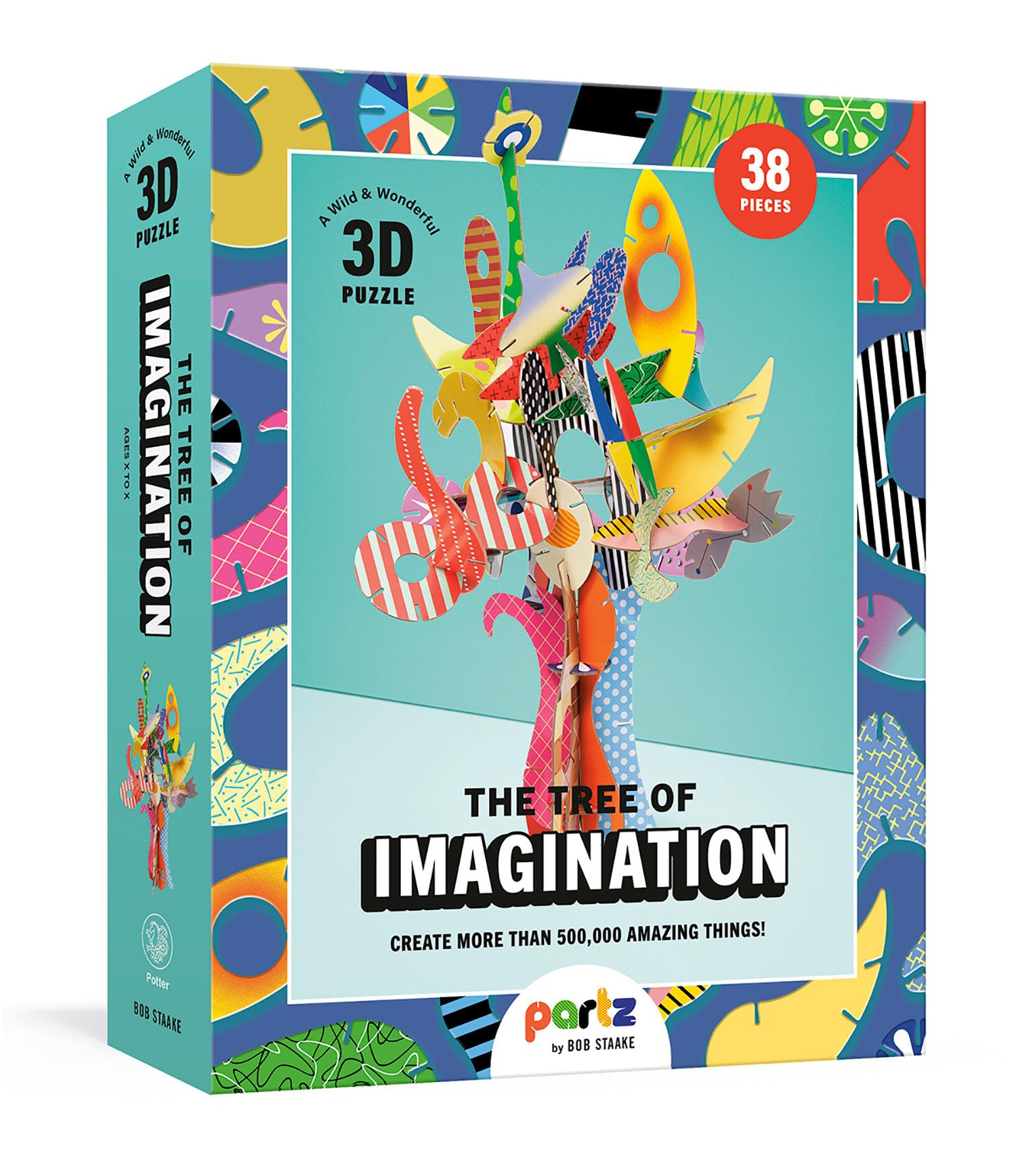 Clarkson Potter The Tree of Imagination: A Wild and Wonderful 3-D Puzzle: 38 Pieces