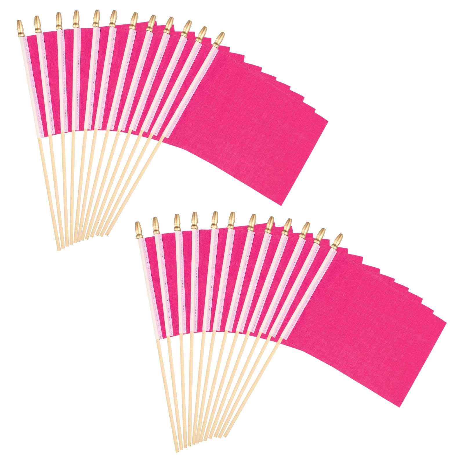 Drapeaux vierges de couleur unie pour animations d'anniversaire et sport