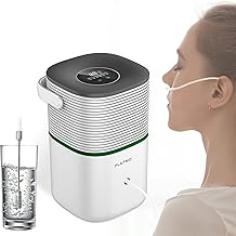 Hydrogen Inhalation Machine 160ml/min, Portable H2 Inhaler, Hydrogen Water Generator, SPE/PEM Water Electrolysis Ionizer