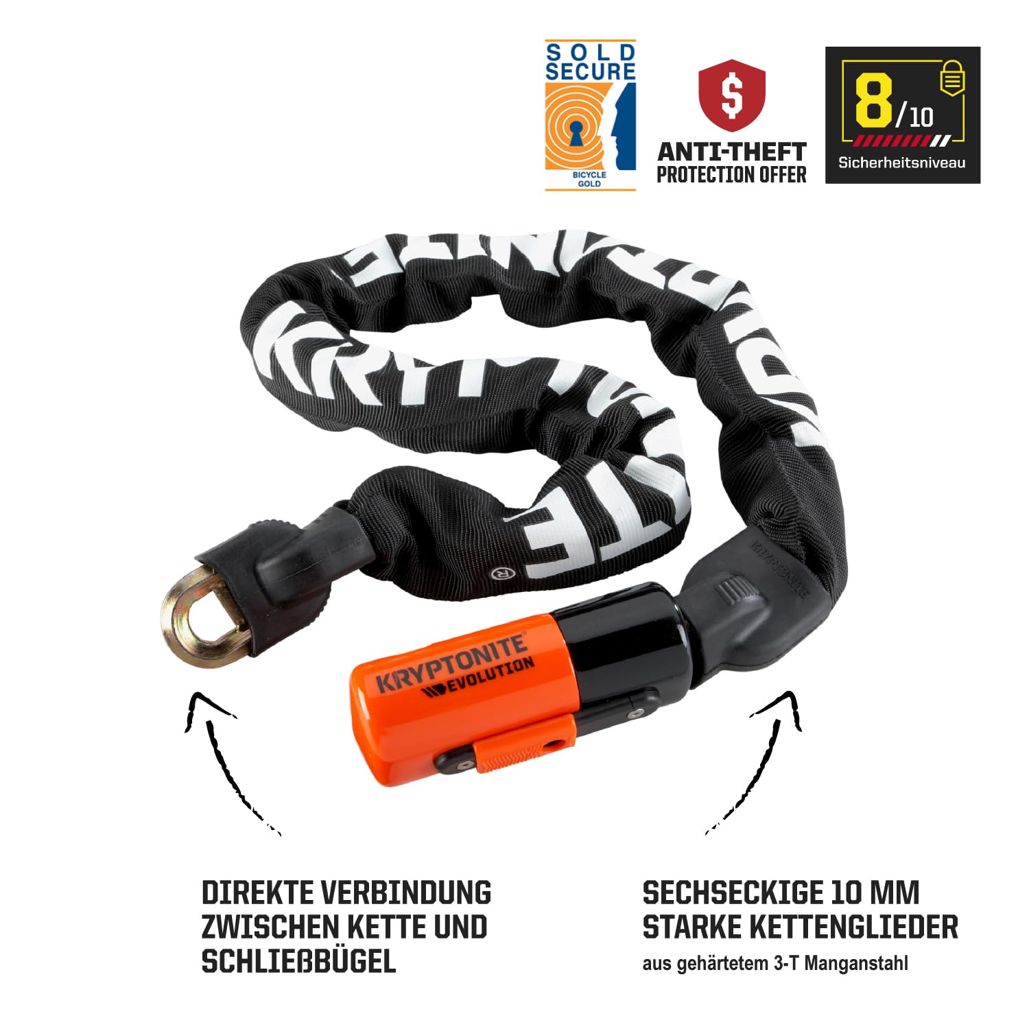 最終値下げ　ロープチェーン　フォロワー様限定価格 バイクロックチェーン アラーム 極太 90cm 盗難防止 いたずら