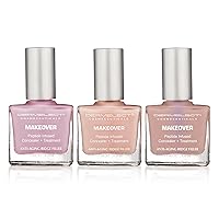 Vista 1 de Dermelect Makeover Ridge Filler - Tratamiento de uñas galardonado, fortalece, hidrata, oculta imperfecciones, enriquecido con queratina y péptidos