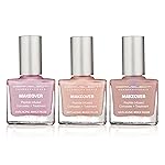 Dermelect Makeover Triple Play Manicure Set - Ridge Filler & Award-Winning Nail Treatments | Strengthens, Moisturizes & Conceals Imperfections (3 pcs set)