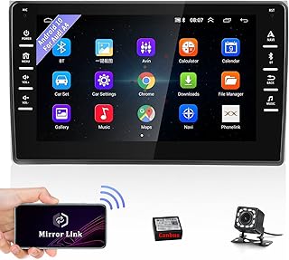 Android Car Stereo for 2000-2009 Audi A4 S4 RS4 Radio with GPS Navigation 8 Inch Touch Screen Car Radio with Bluetooth FM Radio Support Mirror Link for Android/iOS WiFi Head Unit with Backup Camera