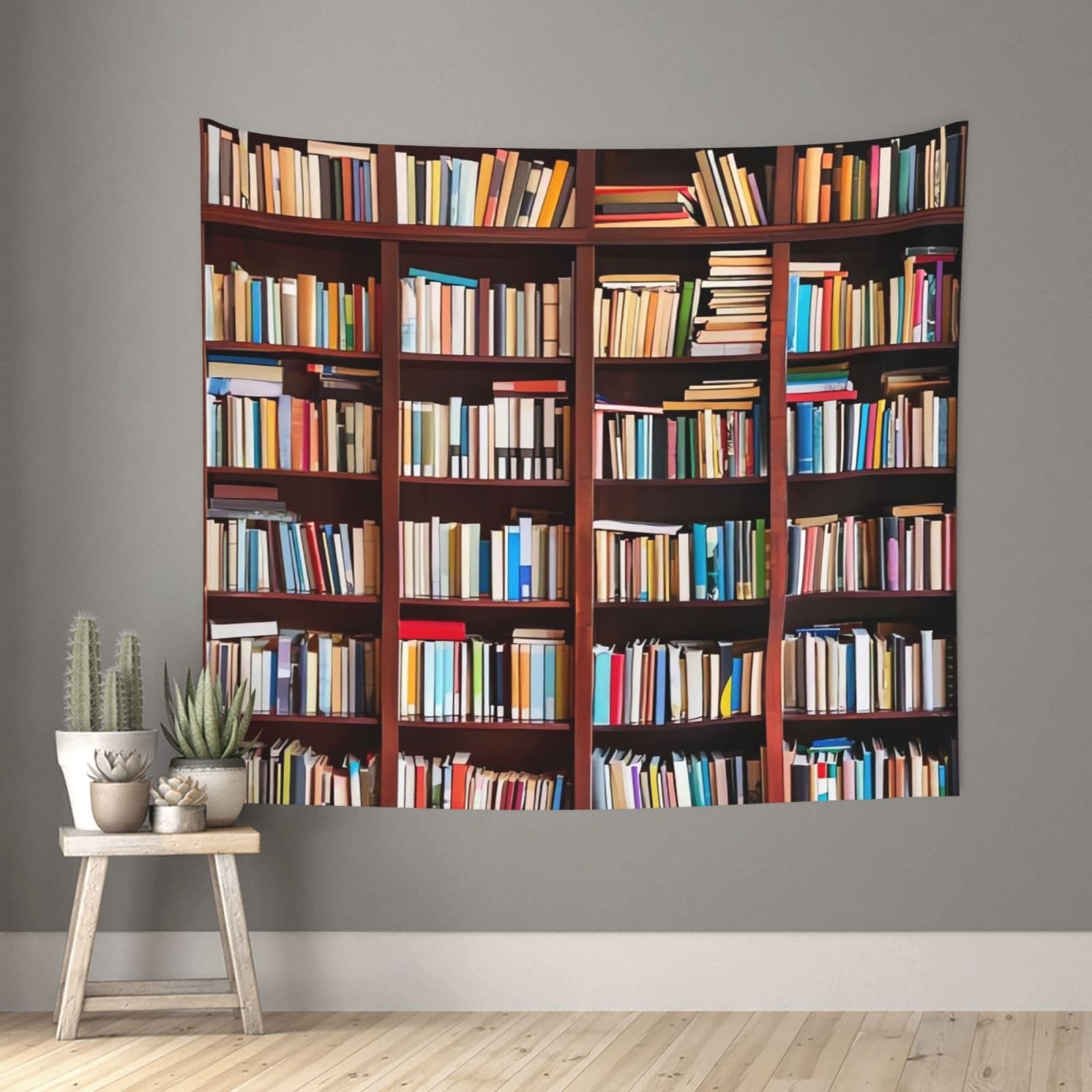 FodPand Books Tapestry for Bedroom Aesthetic, Wall Hanging Tapestries Art Decor Backdrop Wall Tapestry for Dorm Living Room Funny Poster Party Banner Background 51" X 60"