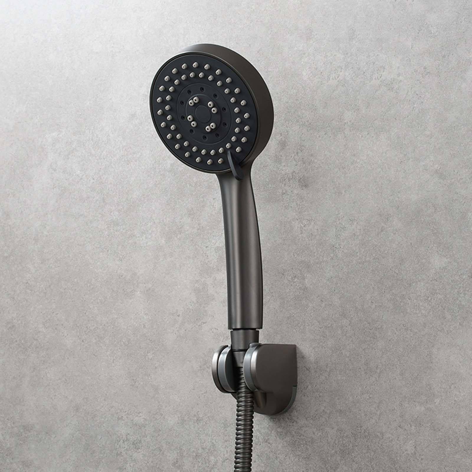 Soporte Ducha Pared Montaje en Pared Instalación de Perforación Soporte Alcachofa Ducha Ángulo Ajustable Soporte Ducha Material ABS Soporte de Ducha a Prueba de Humedad Soporte para Ducha