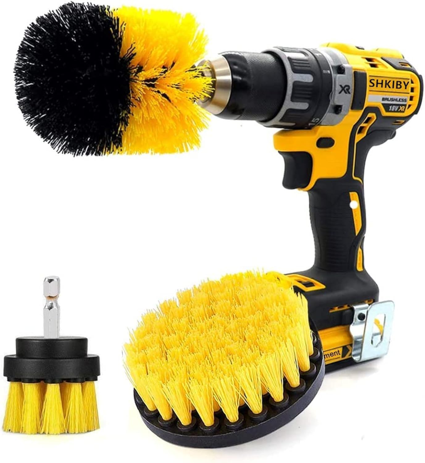 Drill Brush Attachment [3 Pcs Set] Bathroom Surfaces Tub, Shower, Tile and Grout All Purpose Power Scrubber Cleaning Kit –Grout Drill Brush Set – Drill Brushes Set Drill Brush Power Scrubber (B09THS3QV2) Amazon Price History, Amazon Price Tracker