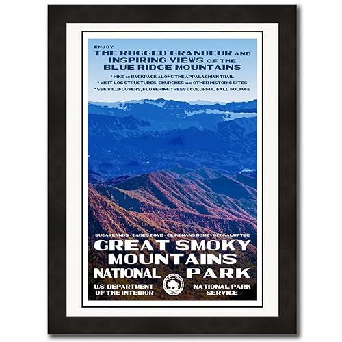 National Park Posters Great Smoky Mountains National Park, Add Some