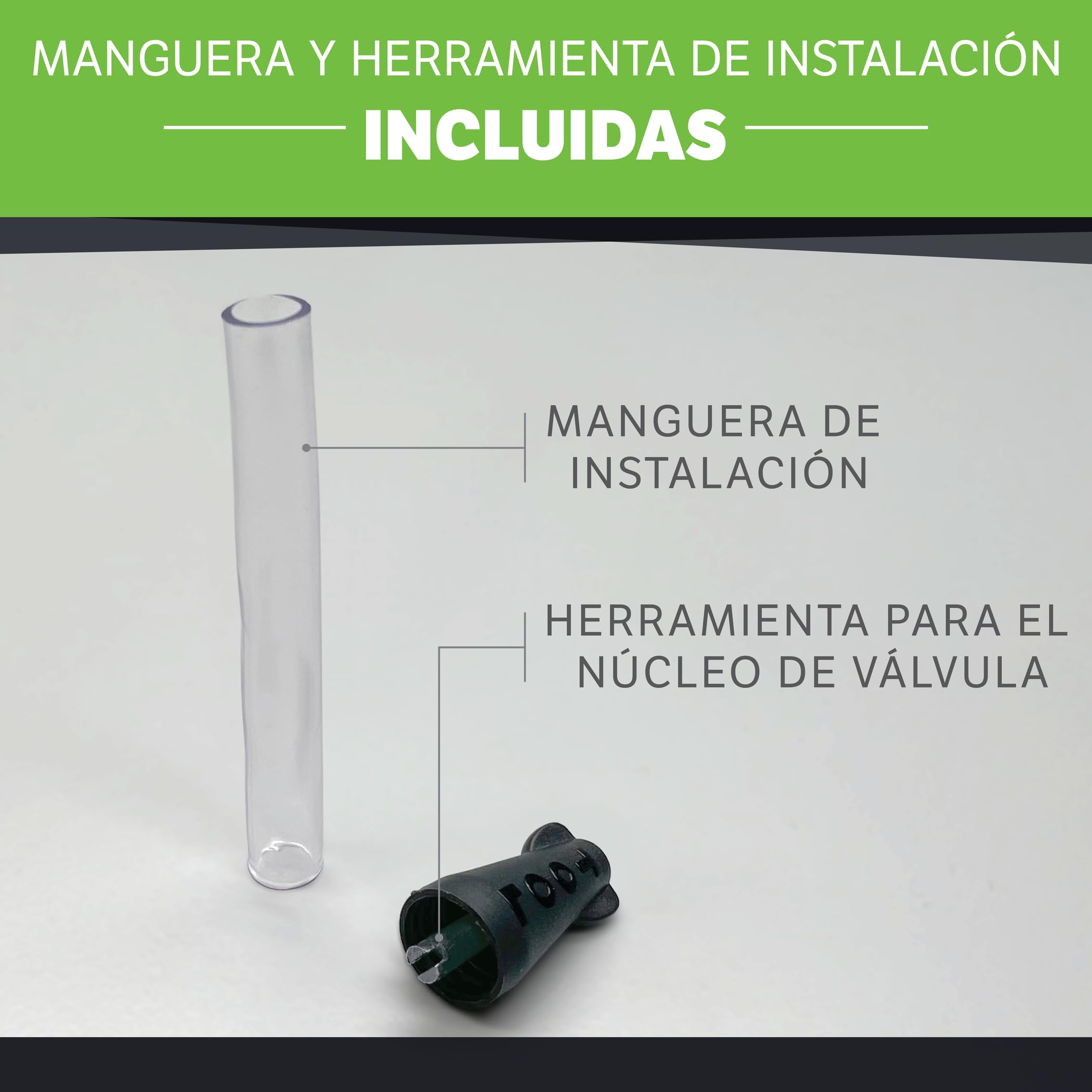 Slime Sellante de Reparación de Pinchazo de Neumático con Cámara de Bicicleta, Prevenir y Reparar, Apto para Bicicletas, con Manguera de Llenado