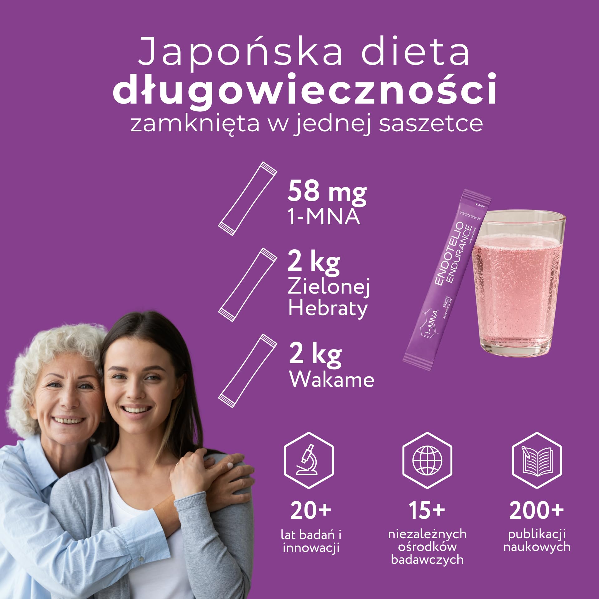 1-MNA Endurance, Optymalizujący NAD+, Suplement dla Sportowców Profesjonalnych i Amatorskich, na Siłownię, dla Biegaczy, z Kreatyną i Różeńcem Górskim, 30 Saszetek