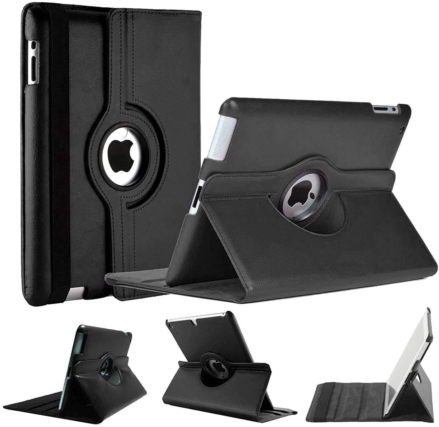 MOBILEJOY 360 Degree Rotating Leather Smart Rotary Swivel Stand Flip Case Cover for Tablets iPad Mini 1 2 3 - 7.9inches (Model Numbers: A1432 A1454 A1455 A1489 A1490 A1599 A1600) - Black (B08X1Y3NNW) Amazon Price History, Amazon Price Tracker