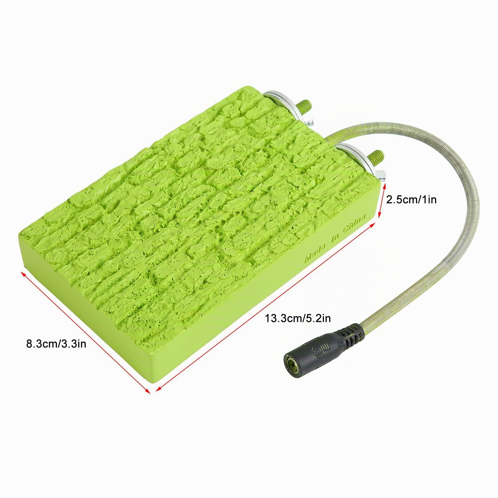 Heizplattform für Vogelstangen, Konstante Temperatur, 5 W, Sicheres Kleines Haustier, Warmes Standbrett, Käfigzubehör, Übungsspielzeug für Haustiere, Papageien, Wellensittiche, Sittiche,(EU)