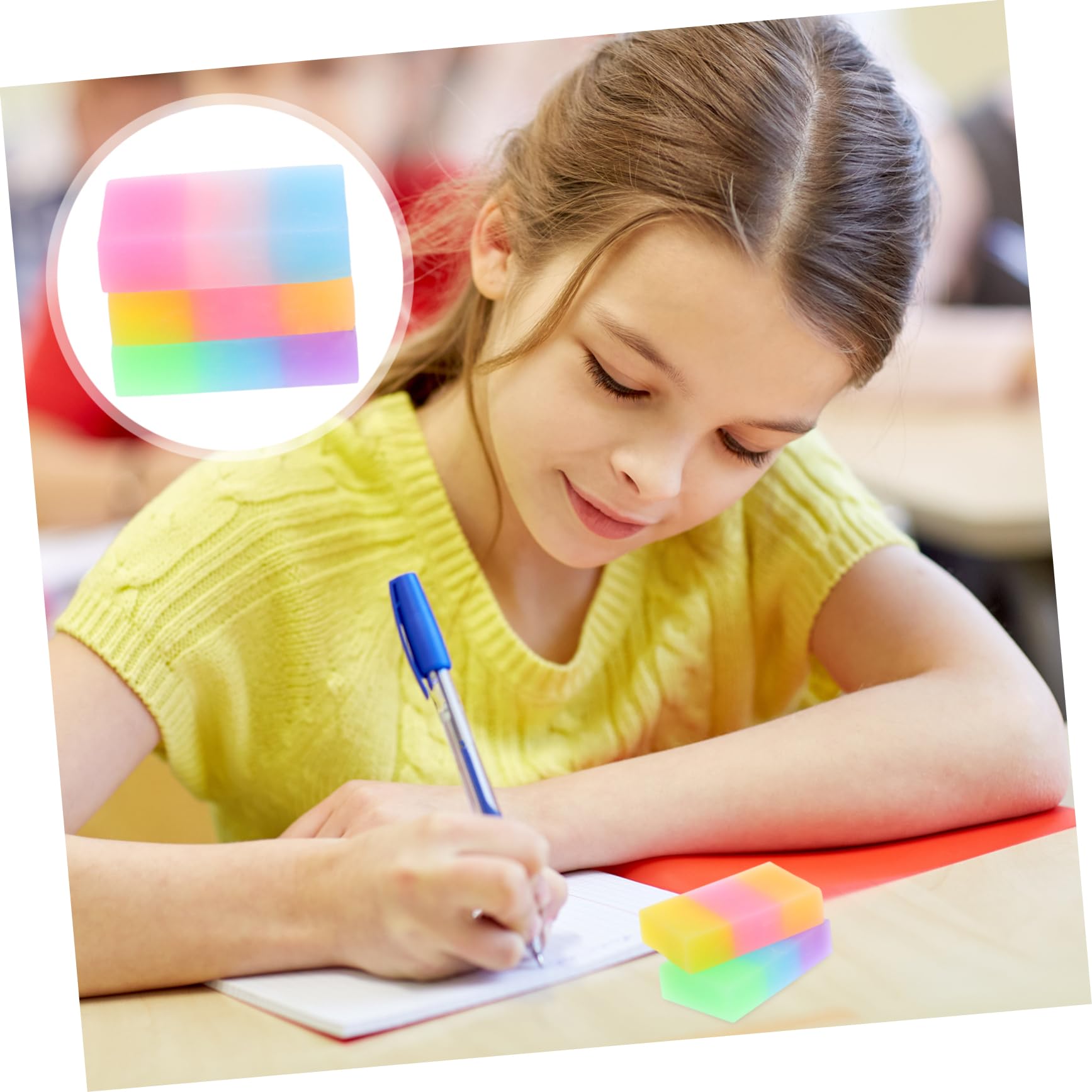 Gomme da Cancellare Jelly 36pezzi Tpr Stile Cartoon per Scuola | Jelly Erasers, Portable Drawing Erasers, Cute Erasers For Drawing, Decorazioni Scuola