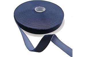 Navy Velvet Ribbon Single Faced | Dazzling Addition to Your Creations