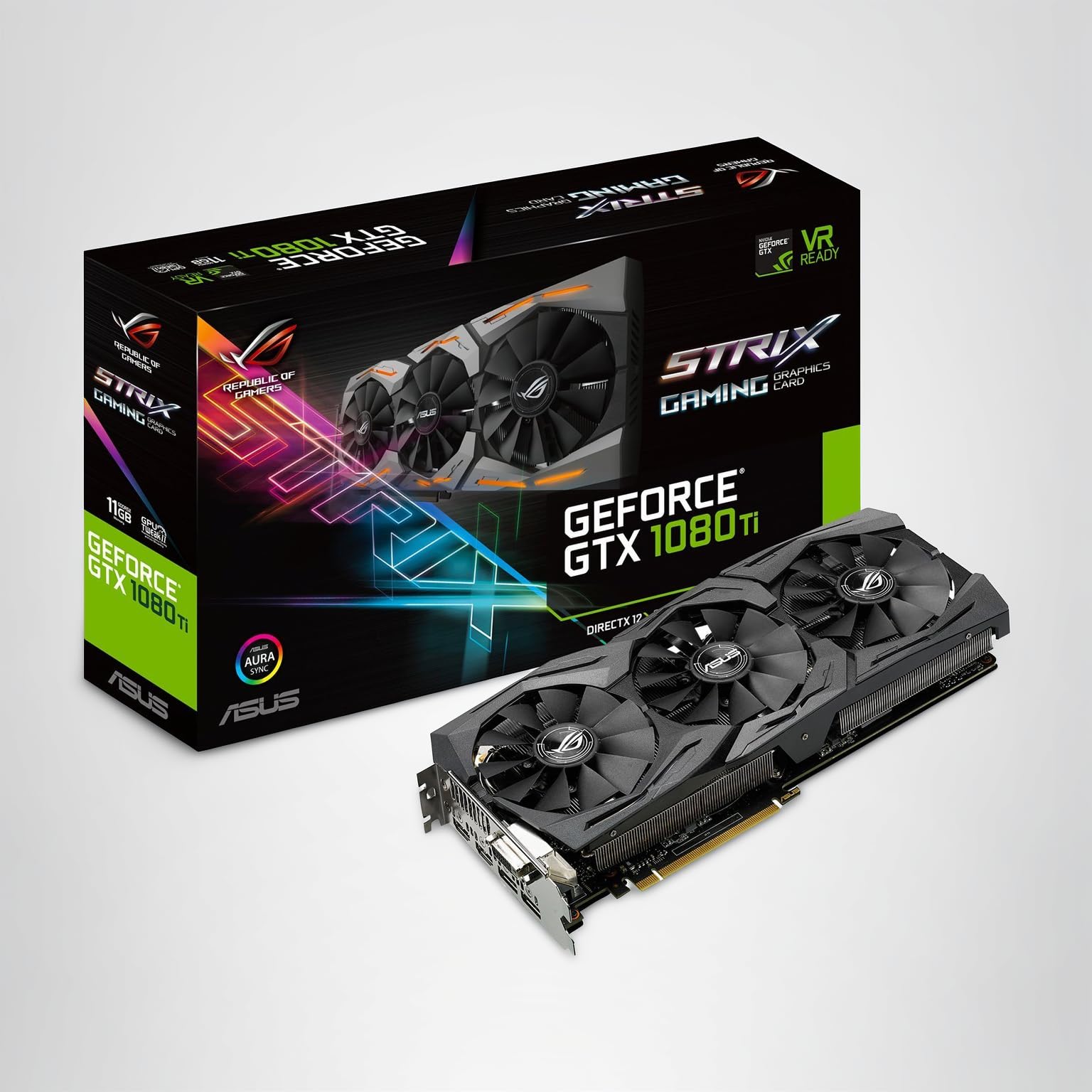 【動作良好】GTX 1080 Ti GAMING X 11G 異音なし Amazon.com: ASUS ROG-STRIX-GTX1080TI-11G-GAMING GeForce11GB VR