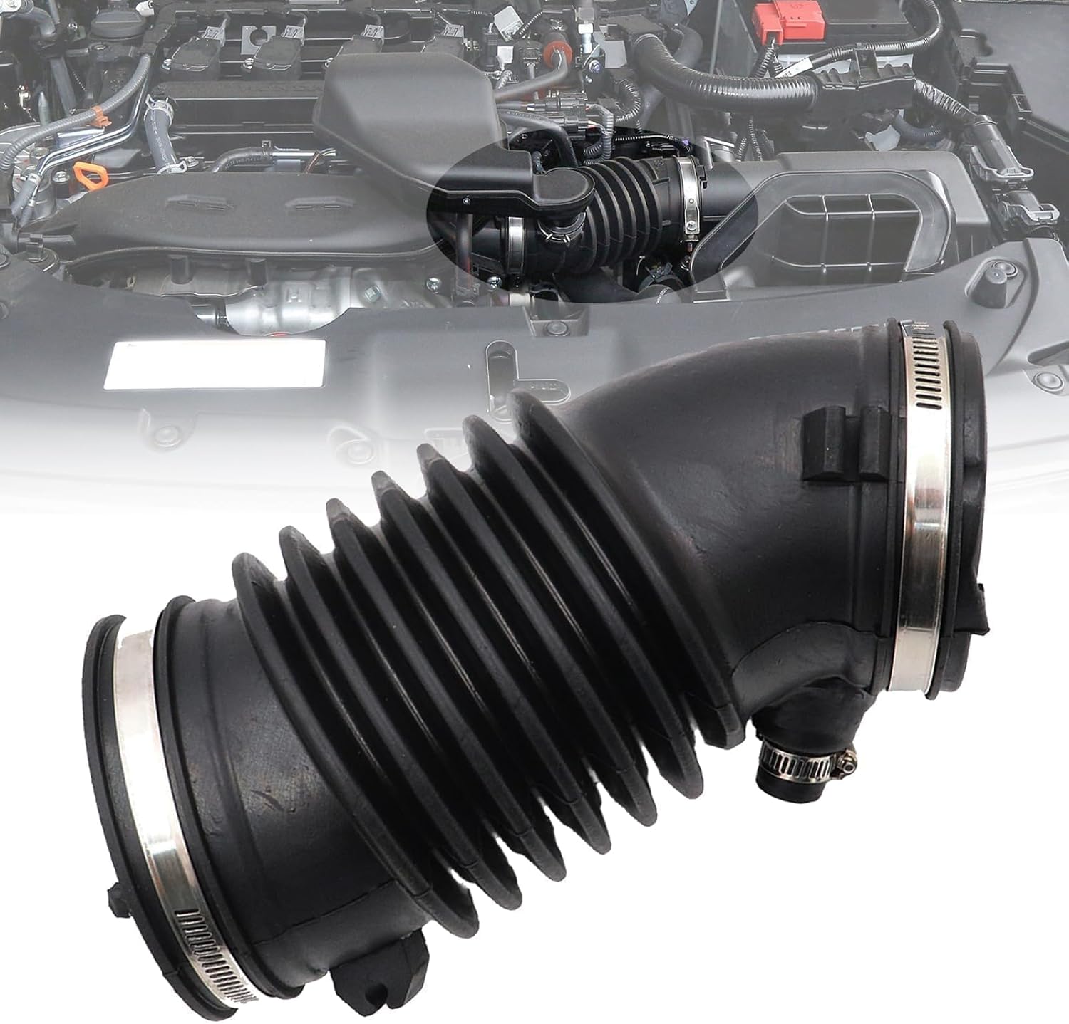 SecosAutoparts 3.5L Air Intake Hose, Fit for Honda Pilot 2016-2021, Odyssey 2018-2021, Ridgeline 2017-2020, Passport 2019-2021 V6, Replace# 17228-5j6-a10 172285J6A10