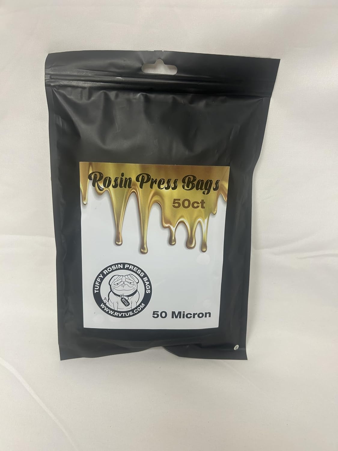 50 Micron Food Grade Nylon Tea Filter Bags 3"x6" Pressable Rosin, Filter Tea 50ct