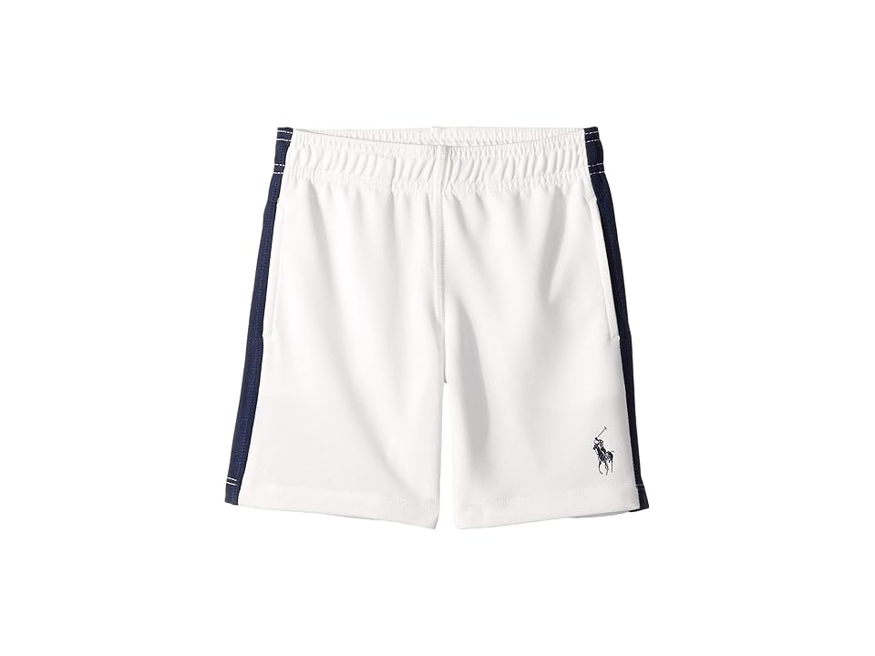 

Polo Ralph Lauren Kids Performance Shorts (Toddler) (Pure White) Boy's Shorts