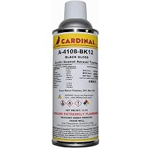A4108 BK12 BLACK GLOSS POWDER COATING SPRAY PAINT