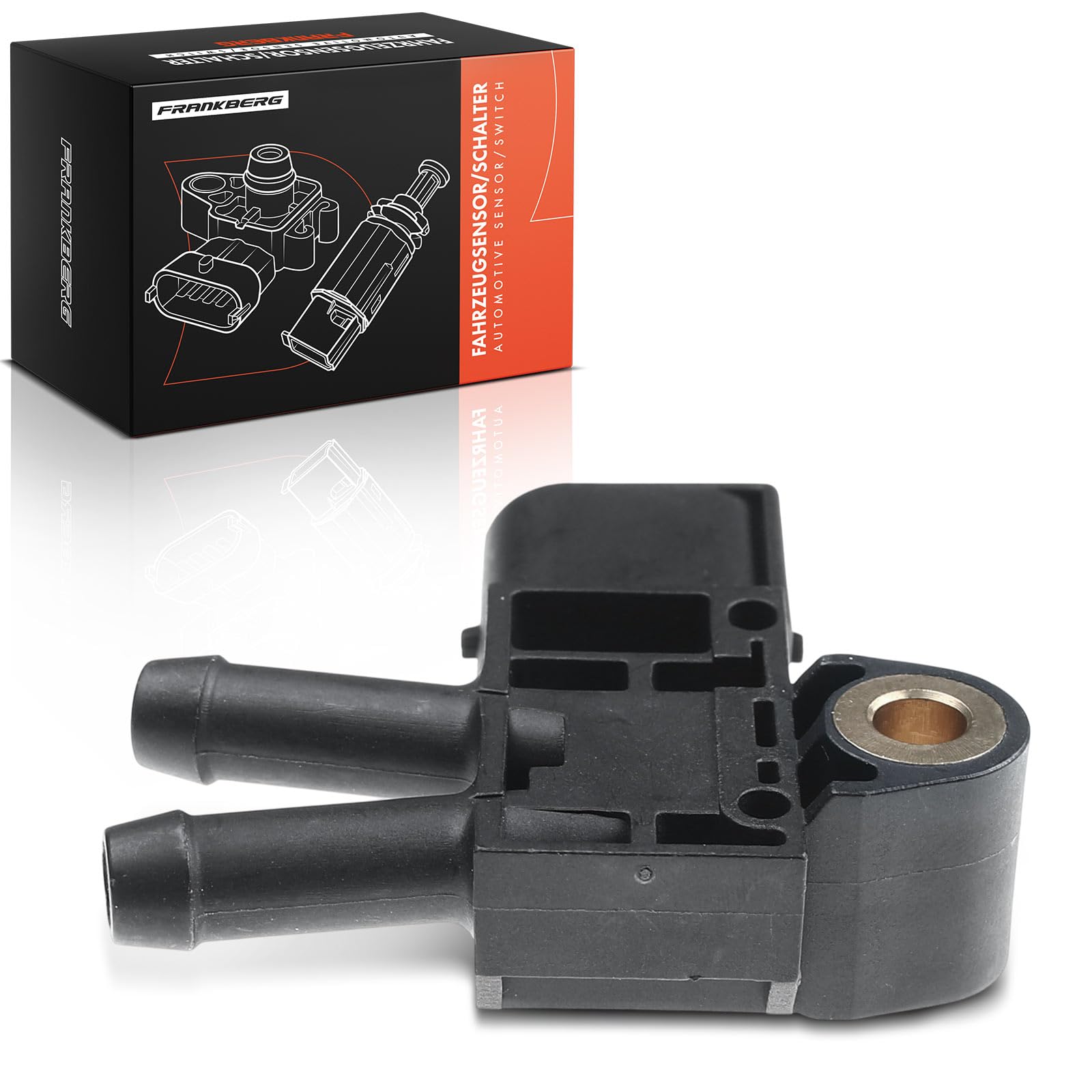Frankberg Sensore pressione differenziale Pressione gas di scarico 3-Poli Compatibile con GLK-Class X204 Classe E T-Model S212 Classe E W212 B-Class W242 W246 V-Class W447 Replace# 6429050200