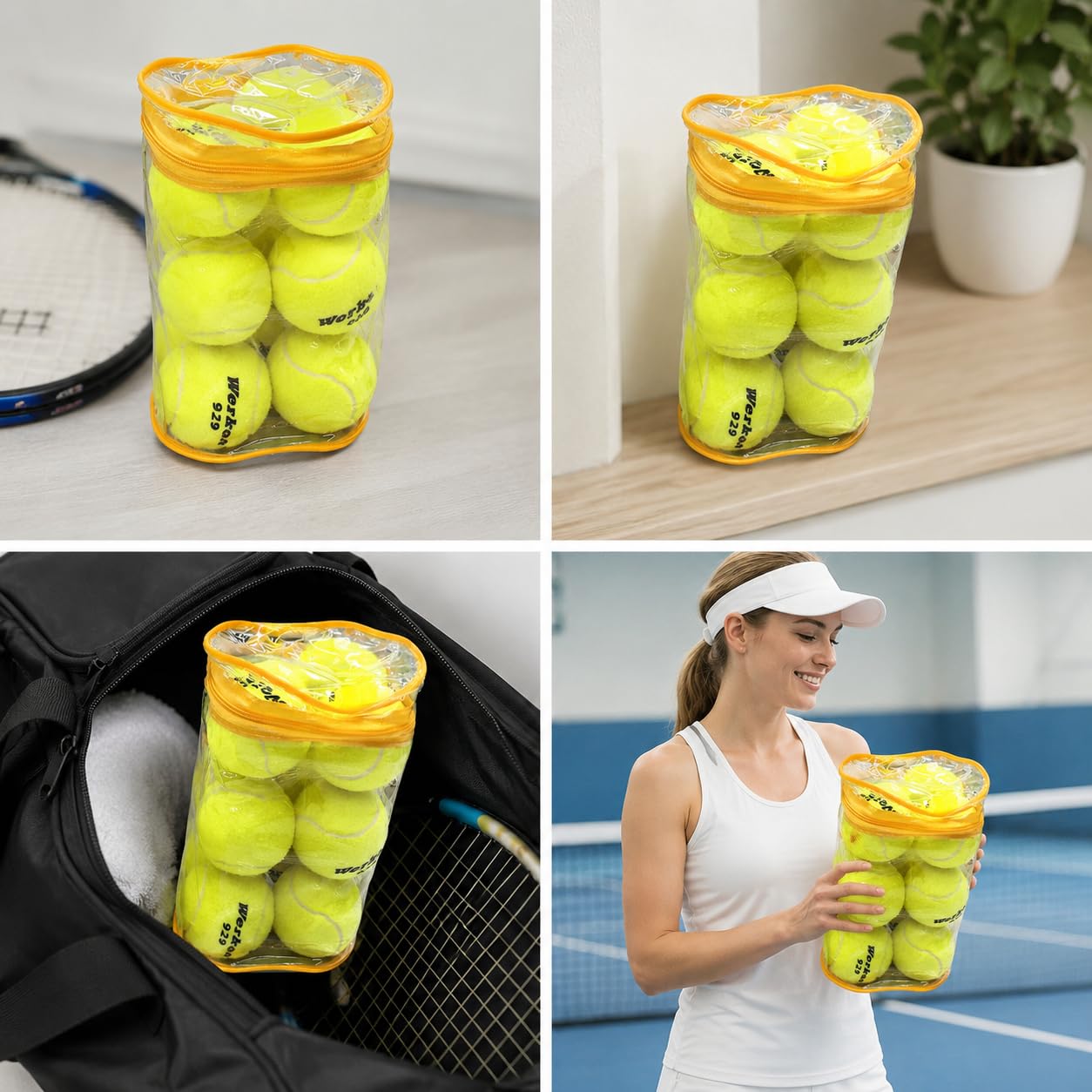 Palline da Tennis per Allenamento, Palline Tennis a Pressione per Migliorare