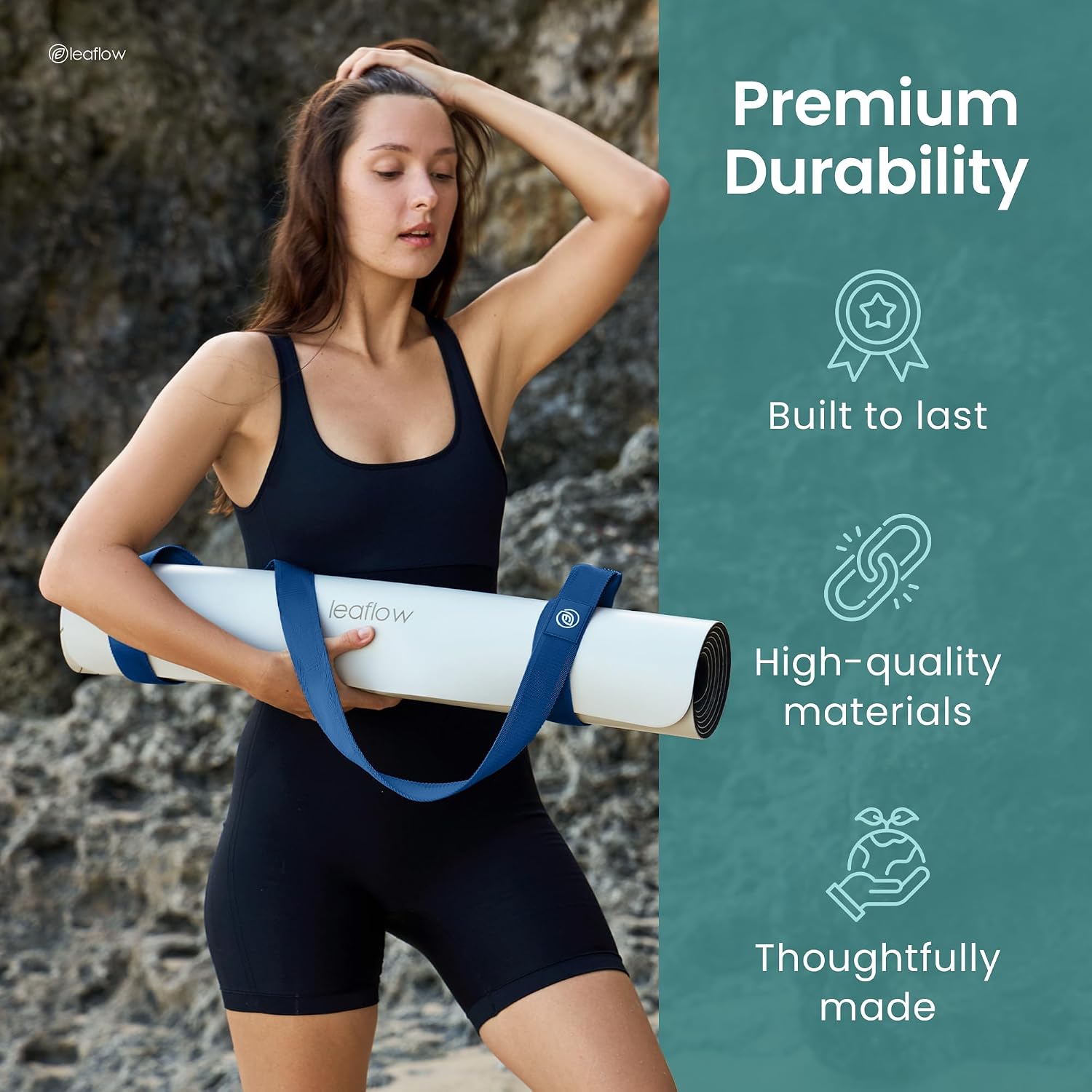 Leaflow Yoga Mat Carrier & Strap
