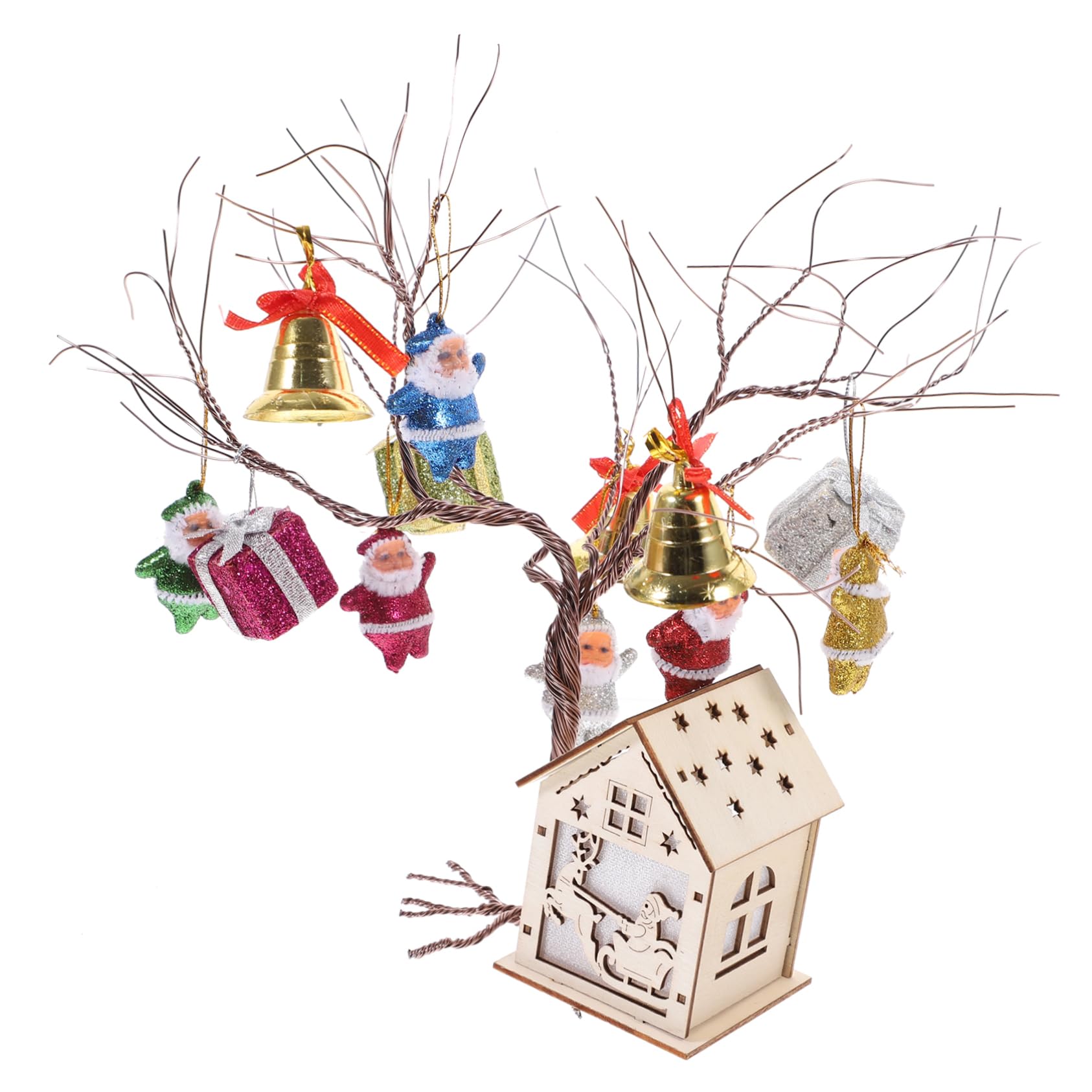 TOPBATHY 3 Set Pacchetto materiale natalizio natale da tavolo lavoretti natalizi fai da te per bambini decorazioni natalizie kit bambini kit di artigianato artistico plastica