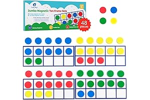 48-Piece Ten-Frame Manipulatives: Engage in Foundational Math Skills!