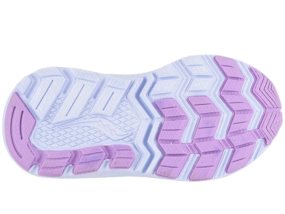 

Saucony Kids Ride 10 Jr (Toddler/Little Kid) (Silver/Blue) Girls Shoes