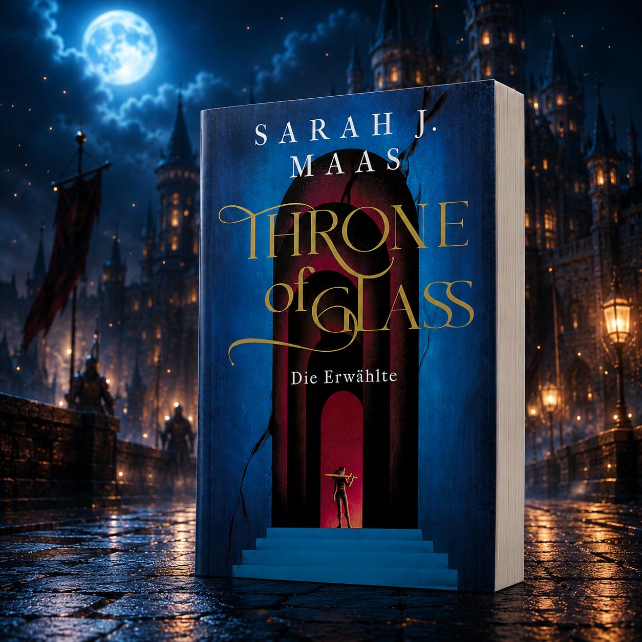 Sarah J. Maas - Throne of Glass Reihe Band 0-7 inkl. Prequel: Celaenas Geschichte - Das komplette Fantasy Bücher Bundle Sonderausgabe - Romane voller Magie & Abenteuer mit exklusivem Lesezeichen