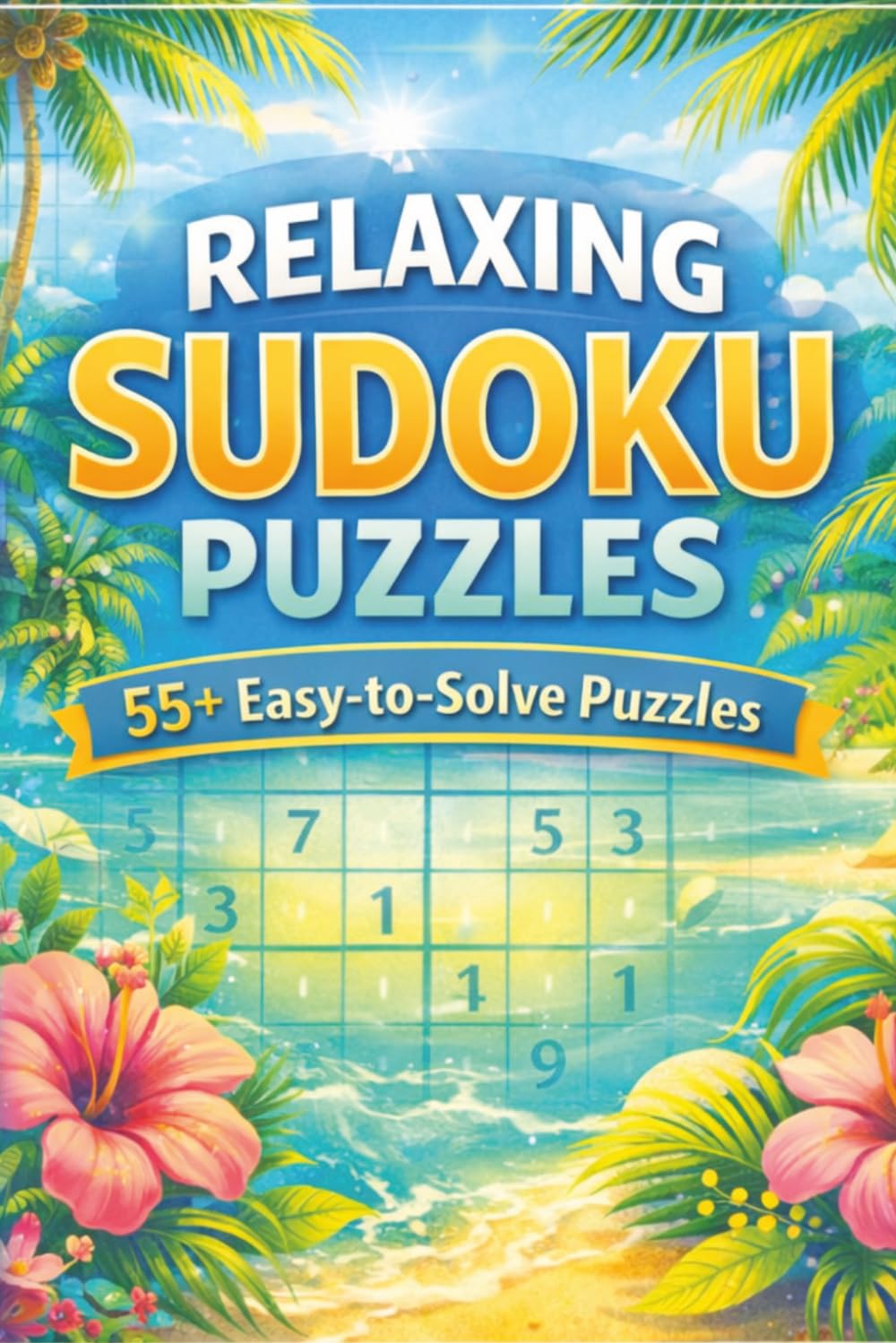 Relaxing Sudoku Puzzle Book: Easy Sudoku Puzzles to Unwind, Relax Your Mind, and Find Peace | 6x9 Inches, 125 Pages | 55+ Puzzles | Solutions Included