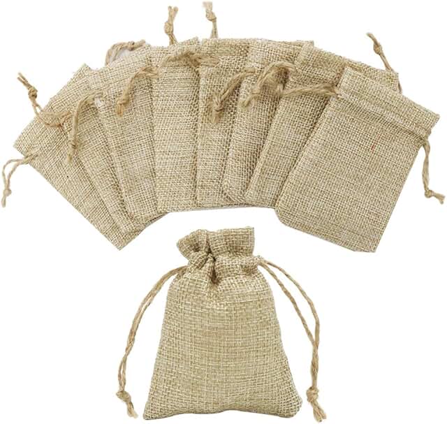 Amazon.co.uk small hessian bags