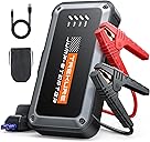TREKURE Portable Car Battery Jump Starter 4000A 16800mAh Jump Box, Car Battery Jumper Starter Portable Jumper Cables for car(8.0L Gas/6.5L Diesel), Fast Charge, Lights, Compact