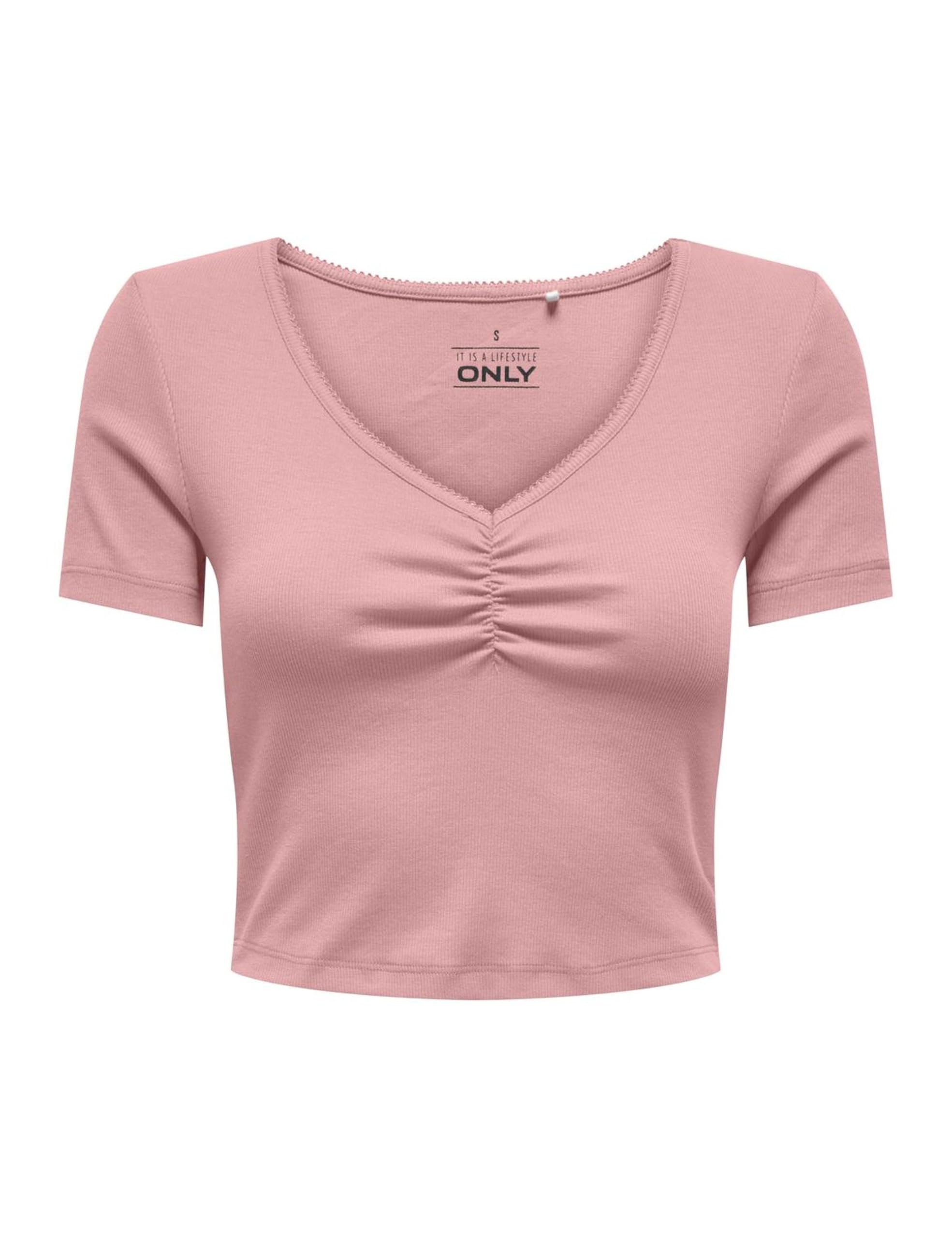 ONLY Damen Onlbetty Life S/S Scallop V-Neck Cc JRS