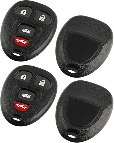 Miniatura 2 de Juego de 2 fundas y almohadilla para control remoto de entrada sin llave para Buick Allure LacrosseChevy Cobalt MalibuPontiac G5 G6 Grand Prix