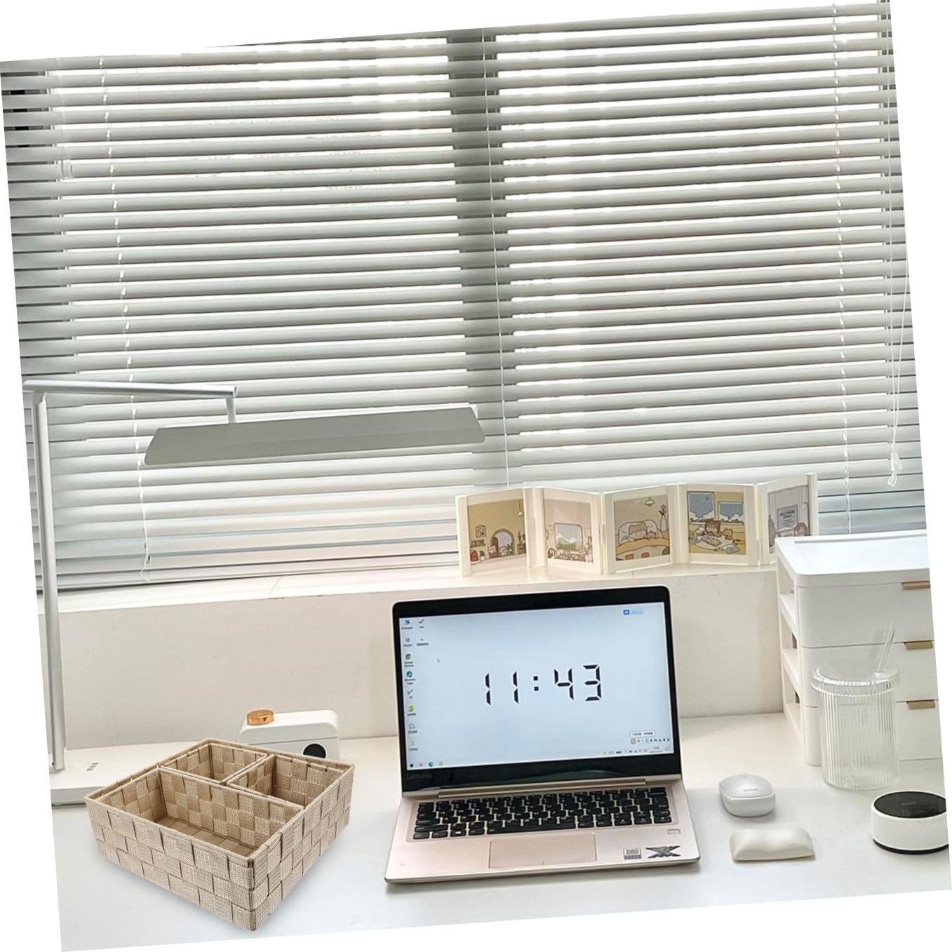 Alipis 4 Stück Würfel Organizer aus Nylon und Eisen für Schreibtisch