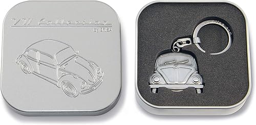 Miniatura 7 de BRISA VW Collection - Llavero Volkswagen Bus T1Beetle con moneda en lata de regalo Escarabajoplata vintage