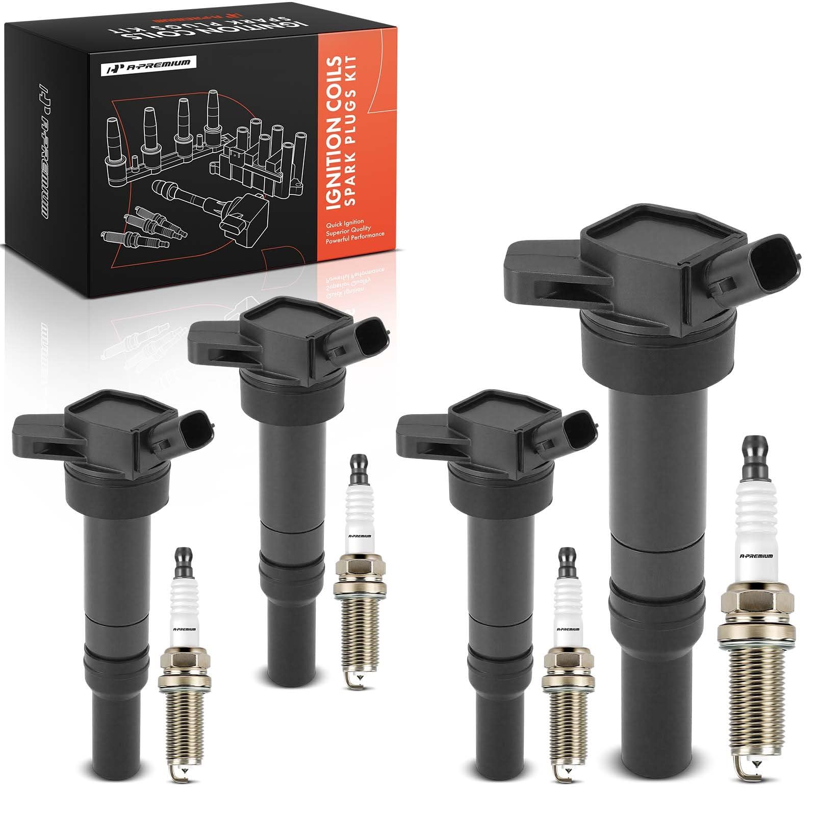 A-Premium Ignition Coil Pack & Iridium Spark Plugs