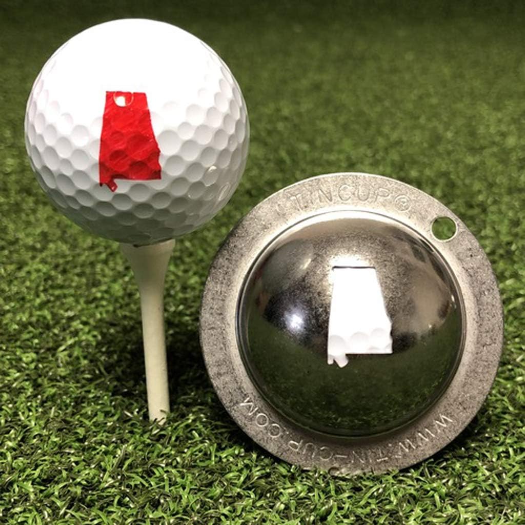 Buy Tin Cup Golf Ball Custom Marker Alignment Tool Stencil Online at