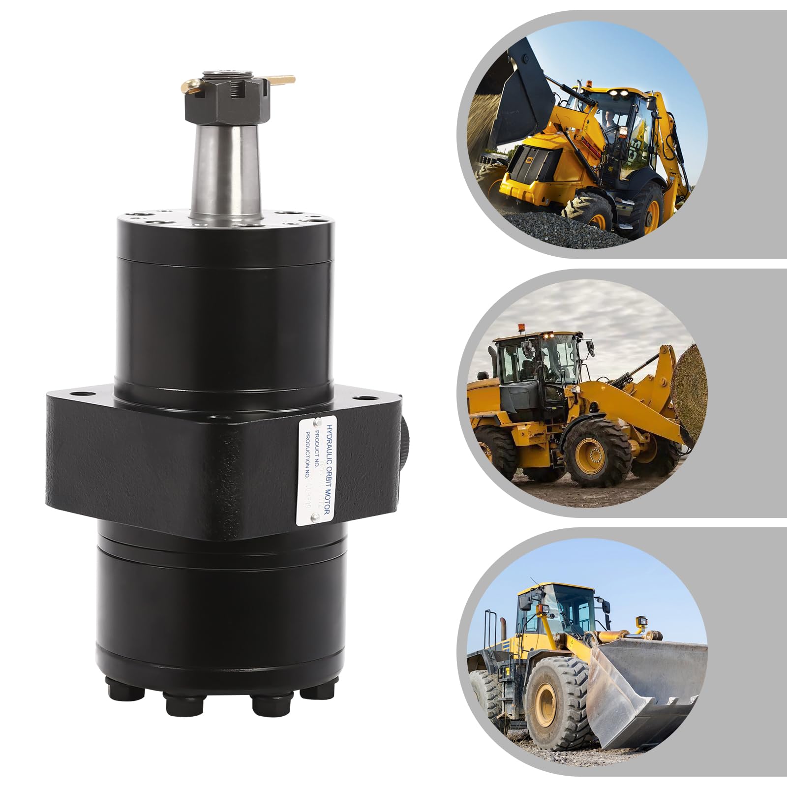 10 kW żeliwny hydrauliczny silnik kołowy, stosowany w maszynach do formowania wtryskowego, statkach, wciągnikach, maszynach inżynieryjnych żeliwny lekki (mniej niż 7,50 kg)