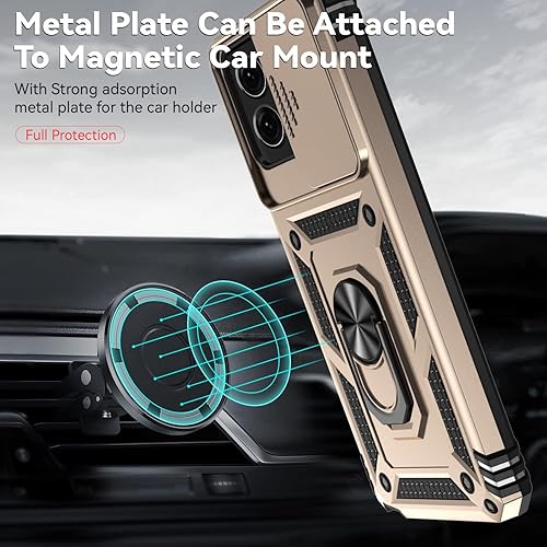 Miniatura 2 de SunStory Funda para Motorola Moto G Stylus 5G 2023 con protector de pantalla HD, funda para cámara deslizante y soporte, grado militar, para Moto G