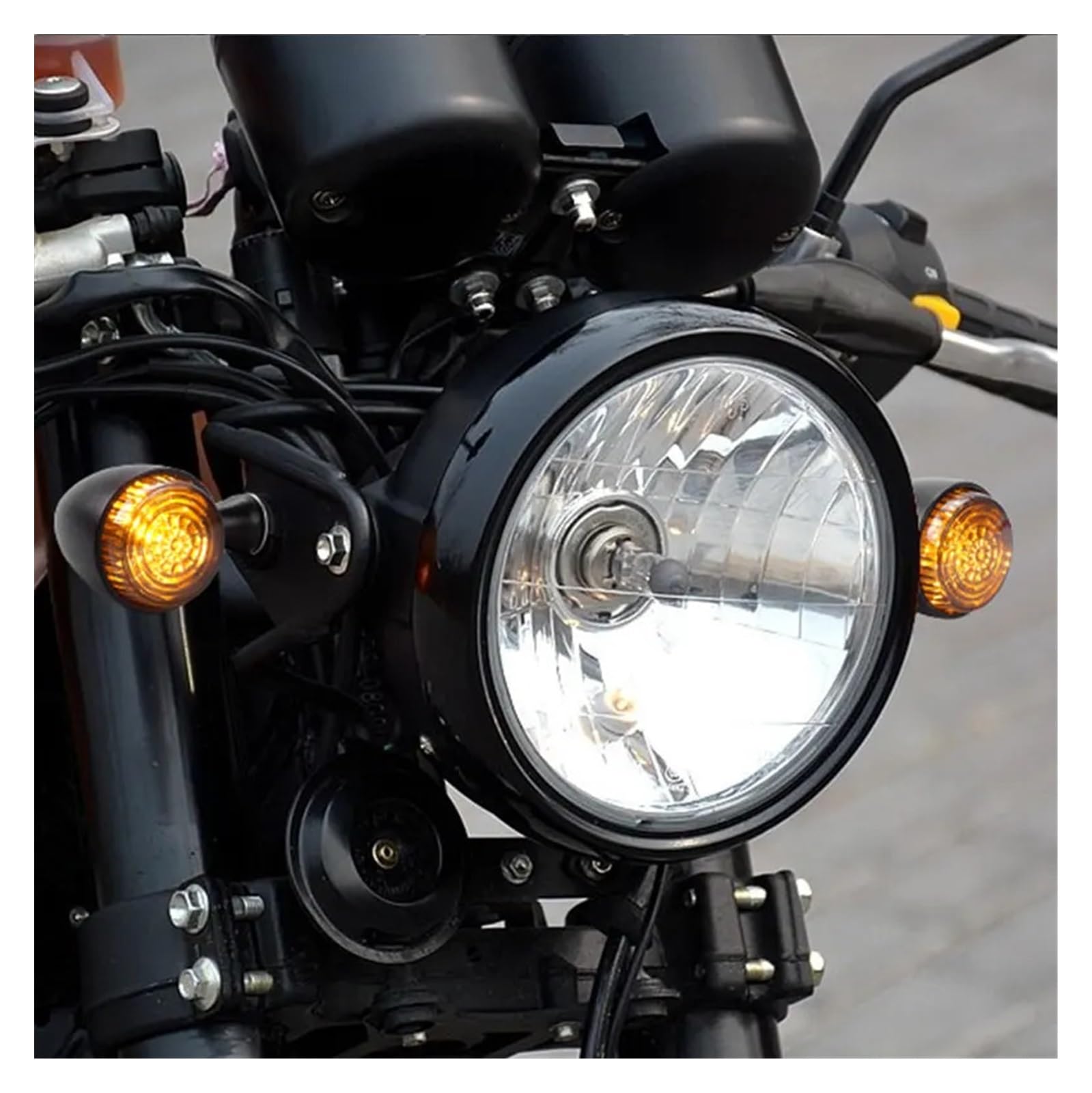 Luces indicadoras Motocicleta Luces Intermitentes LED M10 para Motocicleta, Intermitentes Ámbar, para Ho&nda para Ya&maha Cafe Racer, Dirt Bike, 12 V