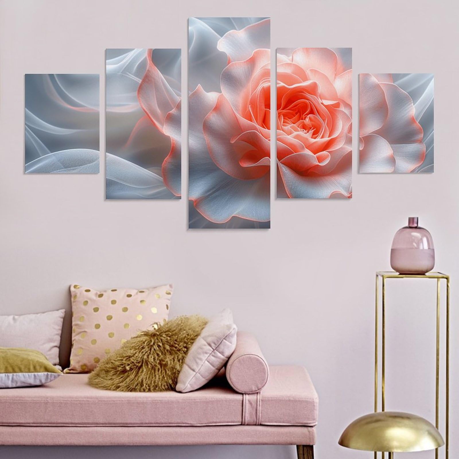 40！キャンバスアート Amazon.co.jp: BNSSJAVS キャンバスウォールアート 5ピース、40